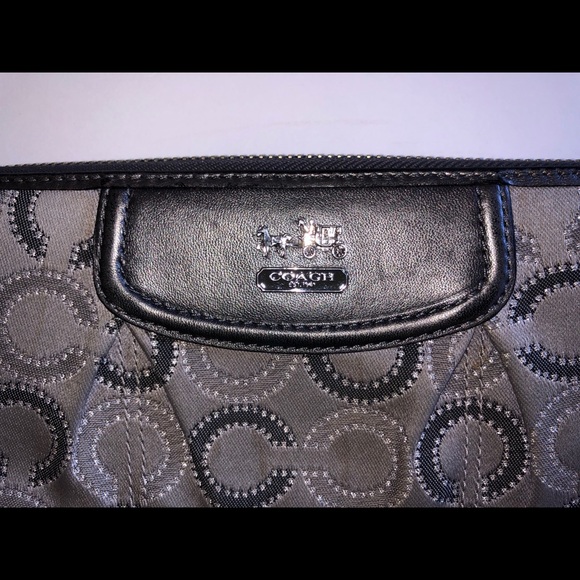 Coach Silver Checkbook Wallet - Picture 2 of 5